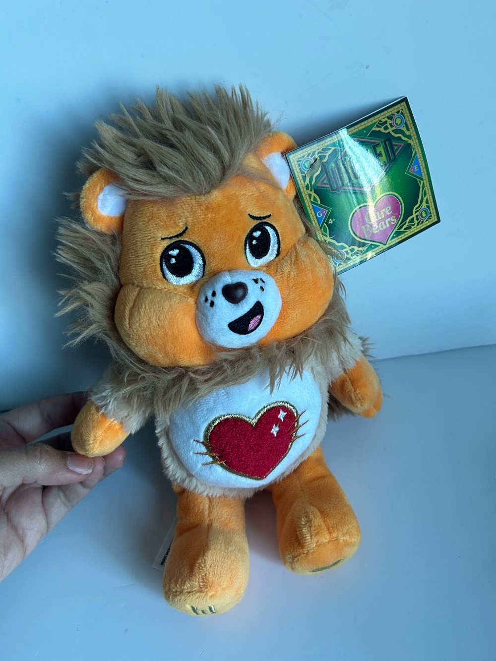 Wicked Care Bears - Tenderheart As Cowardly Lion Brand new 9” approx